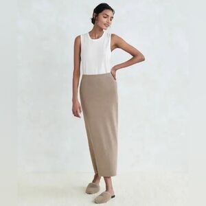 Jenni Kayne Ludlow Pencil Skirt Taupe